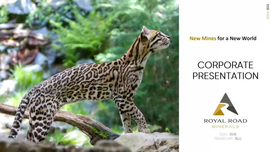 Corporate Presentation Mock Front Cover